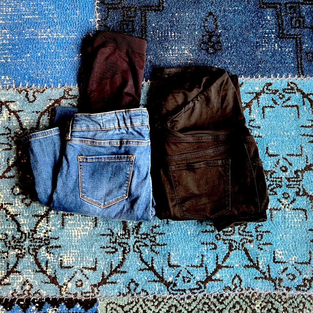 Size 8 maternity jeans bundle